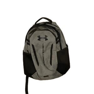 Under Armour Gray Black Hustle Sport Backpack